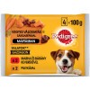 Pedigree alutasak Multipack Adult Marha+Nyúl,Pulyka+Répa 4x100g