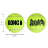 KONG Squeakair Ultra Balls Teniszlabda Kutyajáték 3db M AUT2E