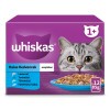 Whiskas alutasak Multipack halas válogatás aszpikban 12x85g