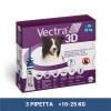 Vectra 3D rácsepegtető oldat közepes testű kutyáknak M (10-25kg) 3x