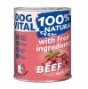 Dog Vital konzerv 100% Natural Soft Paté Beef - marha 400g