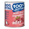 Dog Vital konzerv 100% Natural Soft Paté Beef - marha 400g DV1243