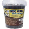 Dog Vital Vödrös Jutalomfalat Dental Fogápoló / Fahéjas-Csokis 460g DV3293