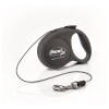 Flexi Fun 5m szalagos automata póráz S 15kg-ig fekete FLE820