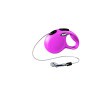 Flexi New Classic zsinóros automata póráz XS 3m 8kg-ig pink FLE95