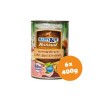 Happy&Fit Natural Dog Konzerv Csirke & Szarvas Almával & Sáfrányolajjal 6x400g HF907846X