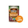 Happy&Fit Natural Dog konzerv vadhús, bárány burgonyával és sáfrányolajjal 12x400g HF9079112X