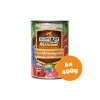 Happy&Fit Natural Dog konzerv senior bárány, marha zabliszttel és lenmagolajjal 6x400g HF908216X