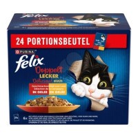 Felix Fantastic Duo alutasak Multipack Házias válogatás aszpikban 24x85g