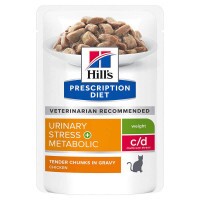 Hills PD Feline C/D Stress + Metabolic 12x85g Multipack