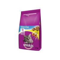 Whiskas Sterilie száraz macskaeledel csirkével 1,4kg