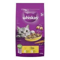 Whiskas száraz macskaeledel csirkével 1,4kg