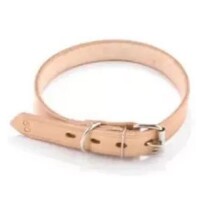 Nyakörv Bőr Natúr 16x450mm