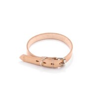 Nyakörv Bőr Natúr 20x400mm