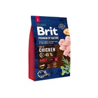 Brit Premium by Nature Adult Large kutyatáp 3kg