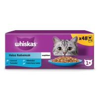 Whiskas alutasak Multipack halas válogatás aszpikban 12x85g