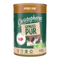Christopherus Dog konzerv pure ló 400g