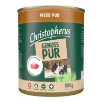 Christopherus Dog konzerv pure ló 800g