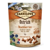 Carnilove Dog Jutalomfalat Crunchy Ostrich&blackberries - Strucchús szederrel 200g