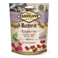 Carnilove Dog Jutalomfalat Crunchy Mackerel&raspberries - Makréla málnával 200g