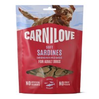 Carnilove Dog Soft Snack Sardines Enriched With Wildgarlic -Szardínia Medvehagymával 200g