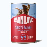 Carnilove Dog Konzerv Puppy Paté Salmon&Turkey 400g