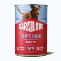 Carnilove Dog Konzerv Adult Paté Salmon&Turkey 400g