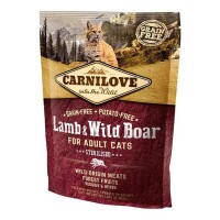 Carnilove Cat Adult Lamb & Wild Boar Sterilised- Bárány & vaddisznó Hússal 400g