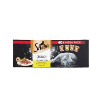 SHEBA alutas 40-pack szárnyas 40*85g Multipack