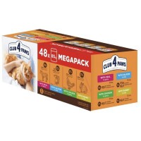 Club 4 Paws Premium Alutasakos Macskaeledel Multipack 48*85g