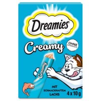 -Dreamies Creamy Lazac 4x10g