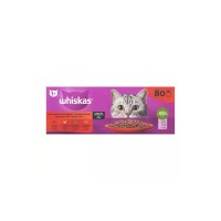 Whiskas alutasak Multipack klasszikus válogatás mártásban 80x85g