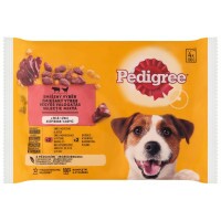 -Pedigree alutasak 4-pack adult Marhával&Baromfival 4*100g