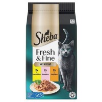 -Sheba Mini 6x50g mix csirke+lazac+pulyka