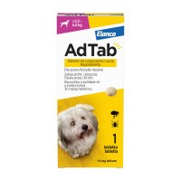 AdTab rágótabletta kis testű kutyáknak (>2,5-5,5kg) 112mg