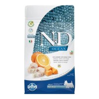 N&D Dog Ocean tőkehal, sütőtök & narancs adult mini 800g
