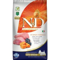 -N&D Pumpkin Dog bárány&áfonya sütőtökkel adult mini 2,5kg