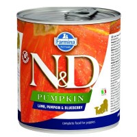 N&D Dog konzerv Bárány & Áfonya Sütőtökkel Puppy 285g
