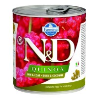 N&D Quinoa Dog konzerv kacsa & kókusz 285g