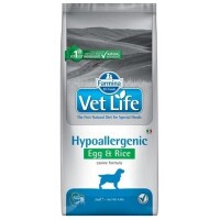 Vet Life Natural Diet Dog Hipo Egg & rice 12kg