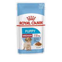 Royal Canin Medium Puppy 140g-nedves táp közepes testű kölyök kutya részére