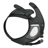 Trixie Tüzelőbugyi Comfort, hálós, XL 60-70cm, fekete