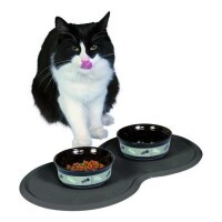 Trixie tál alátét gumi 45×25cm szürke