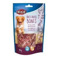 Trixie Jutalomfalat Premio rizses kacsás csontok 80g
