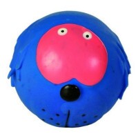 Trixie Játék Latex Labda Arcok 6cm