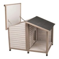 Trixie Kutyaház Lodge nyeregtetővel M-L 130x100x105cm szürke