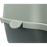 .Macska WC Be Eco Vico Fedeles 40x40x56cm Antracit/Szürke-Zöld
