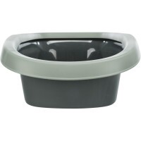 Macska WC Be Eco Carlo Peremes 31x14x43cm Antracit/Szürke-Zöld