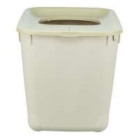 .Macska wc Hop-IN 38*39*58cm szürke/zöld