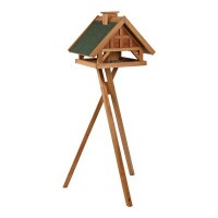 Trixie Kültéri madáretető Fából álló 54x40x48cm/1,45m, Barna